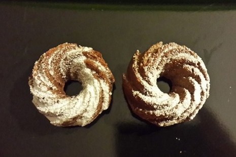 Фото рецепт Шоколадно-творожные кексы