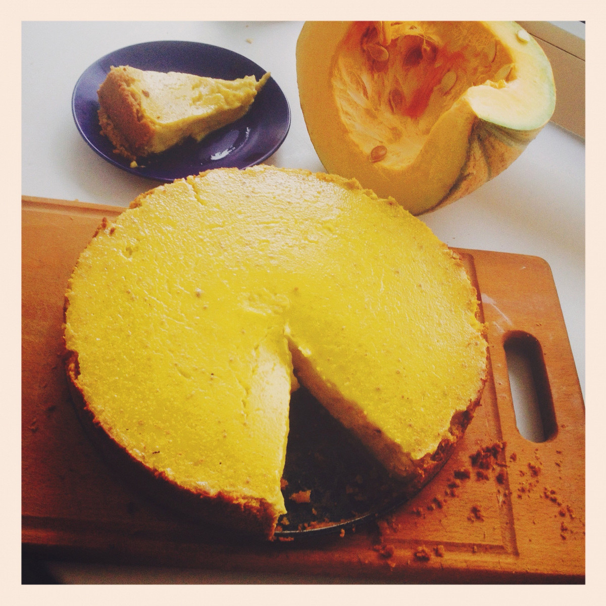 Фото рецепт Нежный тыквенный пирог