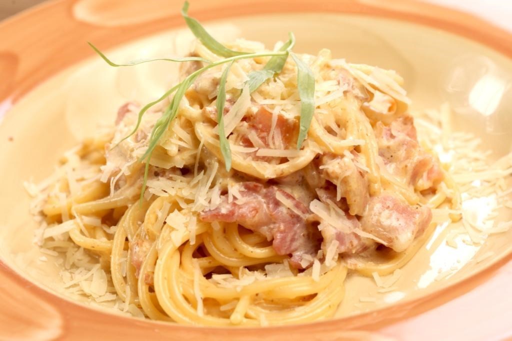 Фото рецепт Паста карбонара «Pasta alla carbonara»