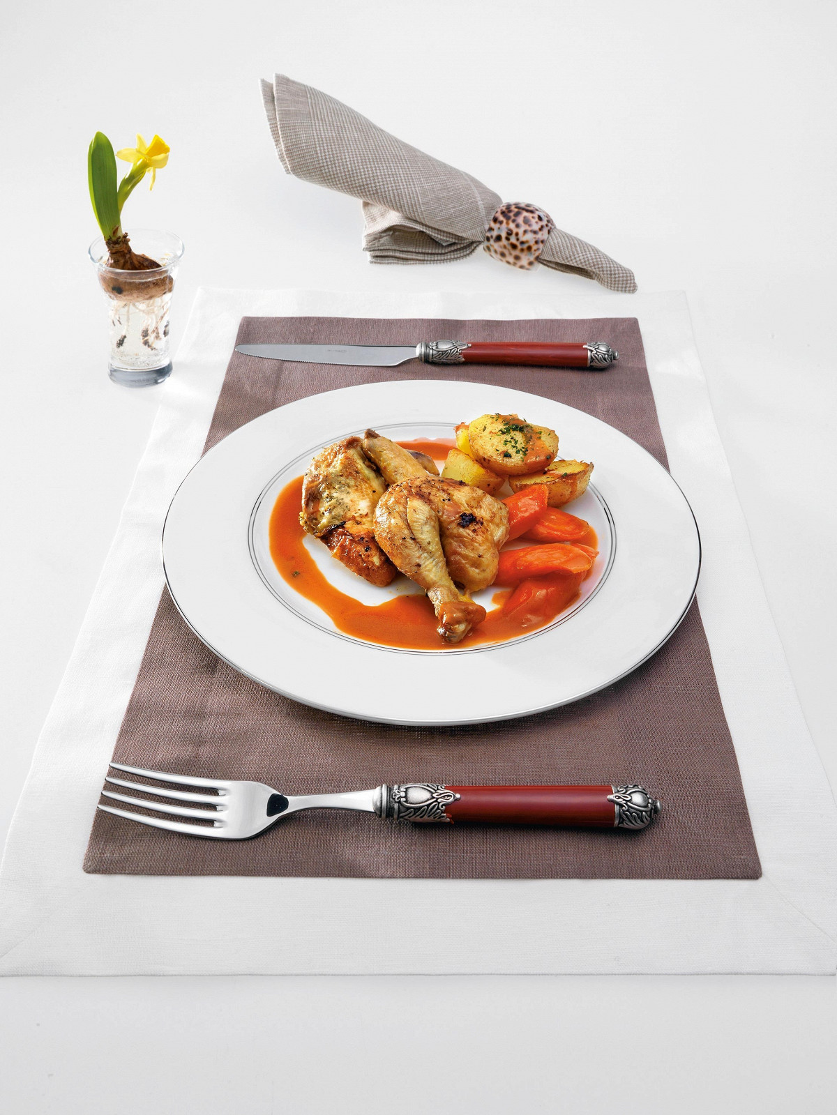 Фото рецепт Цыплята с маслом гремолата