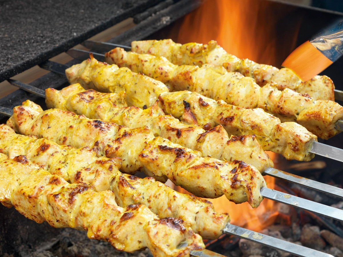 Фото рецепт Шашлык из курицы