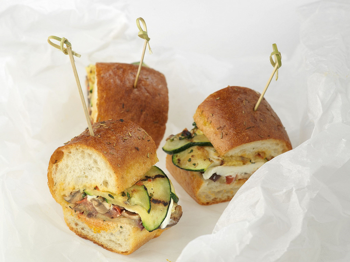 Фото рецепт Средиземноморский сэндвич