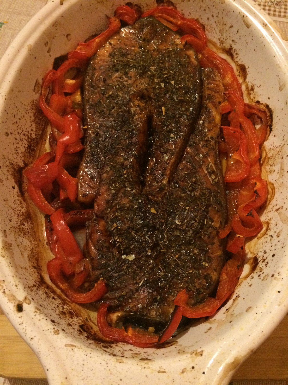 Фото рецепт Семга, запеченная в духовке