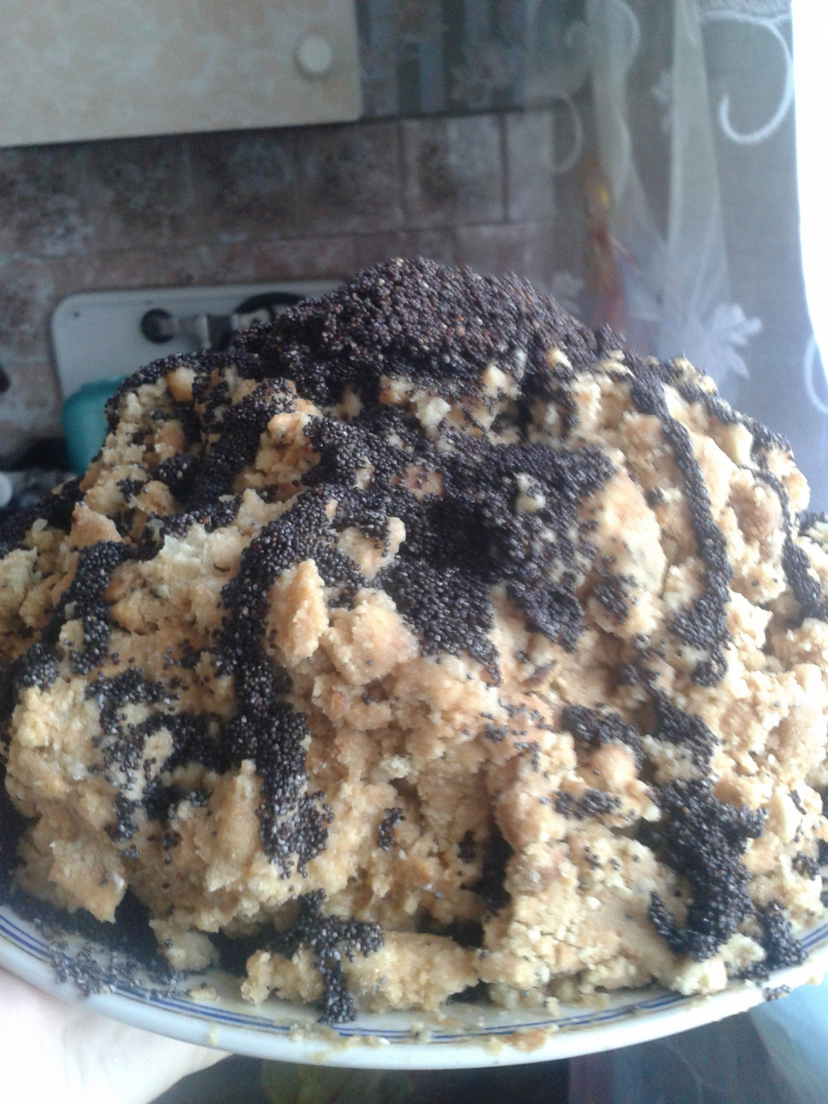 Фото рецепт Торт «Муравейник» с маком