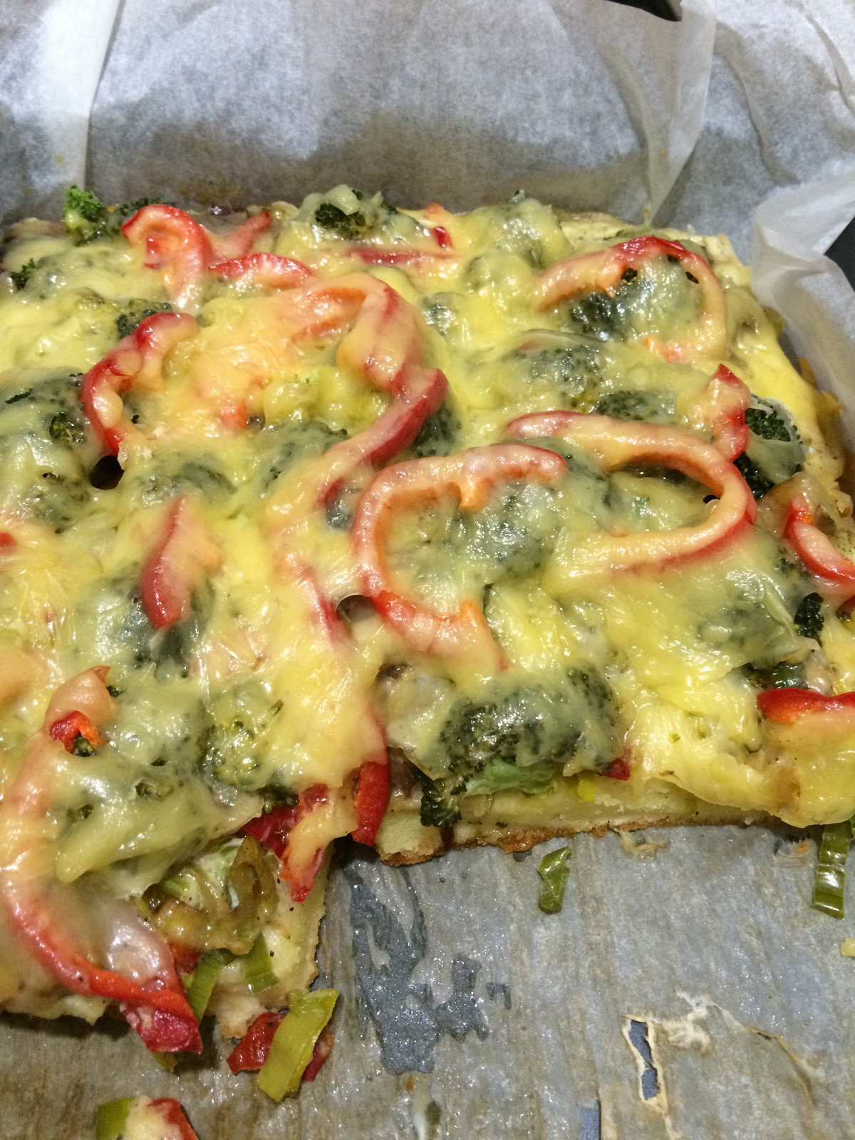 Фото рецепт Быстрое бездрожжевое тесто для пиццы