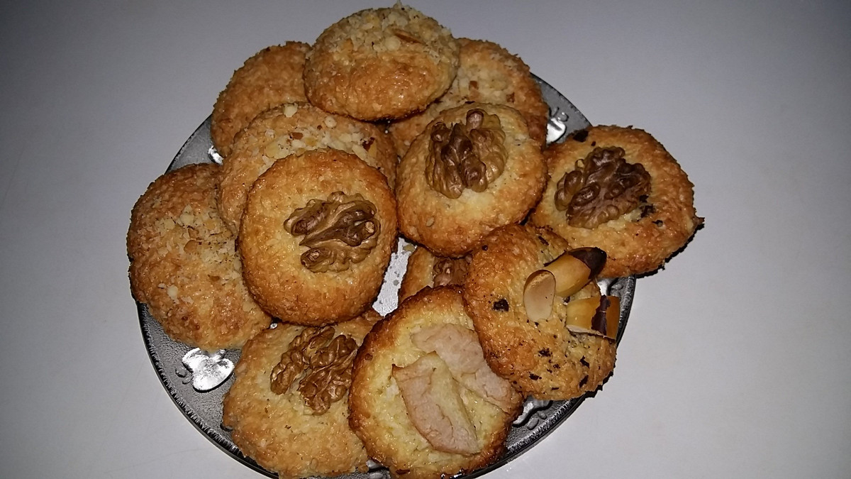 Фото рецепт Быстрое кокосовое печенье