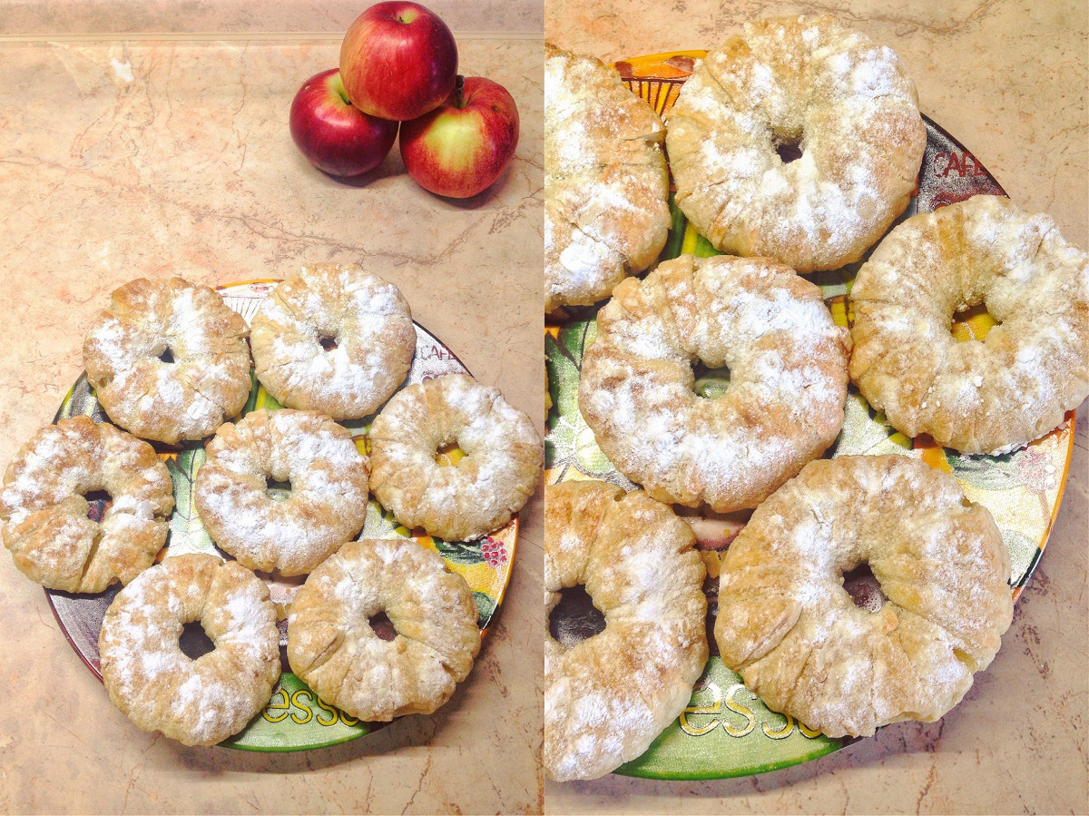 Фото рецепт Слойки с ананасом