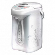 Альтернатива электрическому чайнику — термопот. Это умный термос, который умеет кипятить воду и поддерживать заданную температуру. Обычно они вместительнее и безопаснее чайников: чтобы наполнить стакан, их не надо поднимать и наклонять, достаточно нажать кнопку.