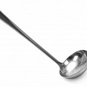 Половник — один из самых популярных и нужных столовых приборов, большая ложка-чаша с длинной ручкой. С помощью половника можно разливать супы по тарелкам, компоты по чашкам и прочие жидкости по разным емкостям.