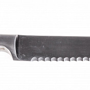 Длинный узкий нож, который помогает разрезать выпечку без повреждений в виде горы крошек и отломившихся кусков. На конце лезвия у бисквитного ножа ряд из острых зубчиков, и они различаются по длине в зависимости от модели и производителя.