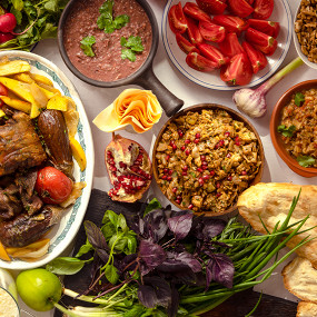 Большой грузинский обед