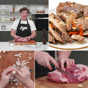 Как вкусно запечь свинину к празднику