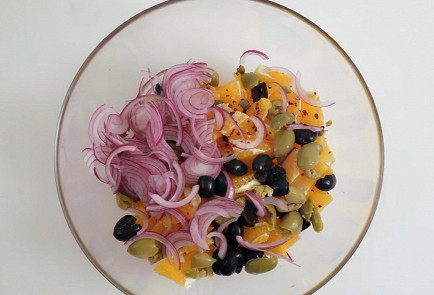 Фото шага рецепта Салат из апельсинов 28389 шаг 8  