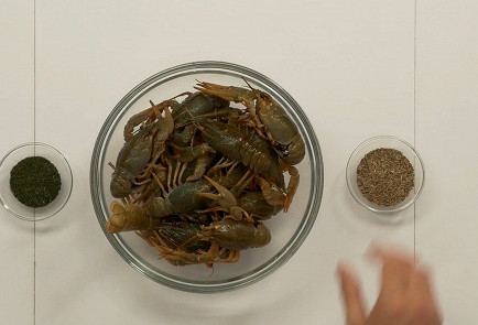 Фото шага рецепта Вареные раки 17116 шаг 1  