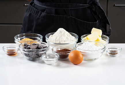 Фото шага рецепта Шоколадные крамбл куки 191197 шаг 1  