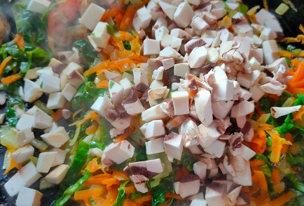 Фото шага рецепта Фаршированные перцы с рисом грибами и овощами 191137 шаг 12  