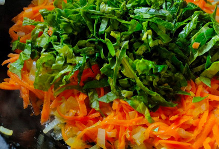 Фото шага рецепта Фаршированные перцы с рисом грибами и овощами 191137 шаг 10  