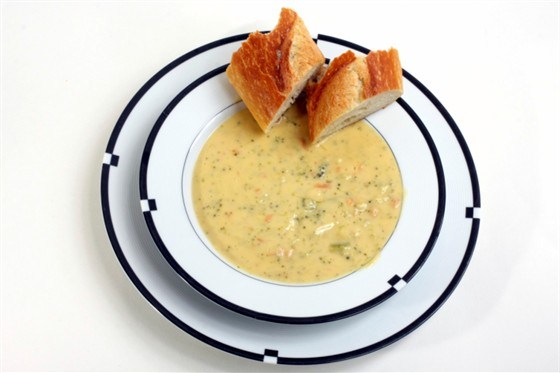 Фото рецепт Суп-пюре из печени