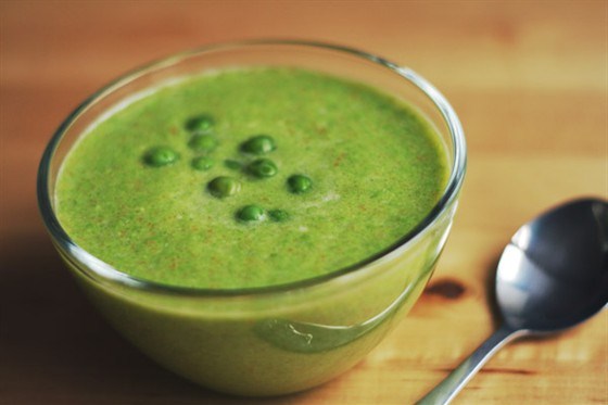 Фото рецепт Суп из свежего гороха