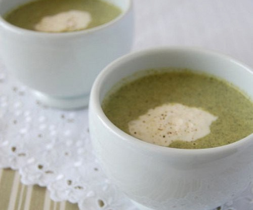 Фото рецепт Суп из брокколи с лимоном