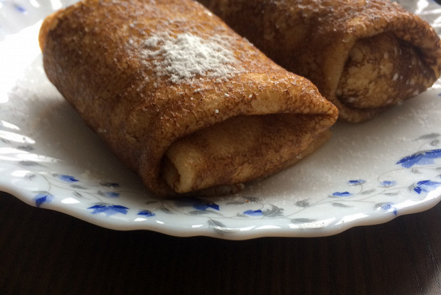 Фото рецепт Блины с творогом