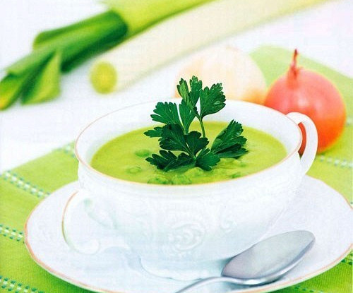 Фото рецепт Суп-пюре «Сен-Жермен»