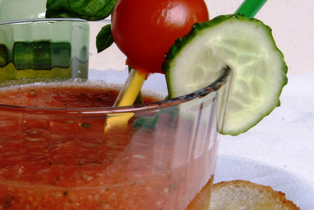 Фото рецепт Гаспачо с сельдереем