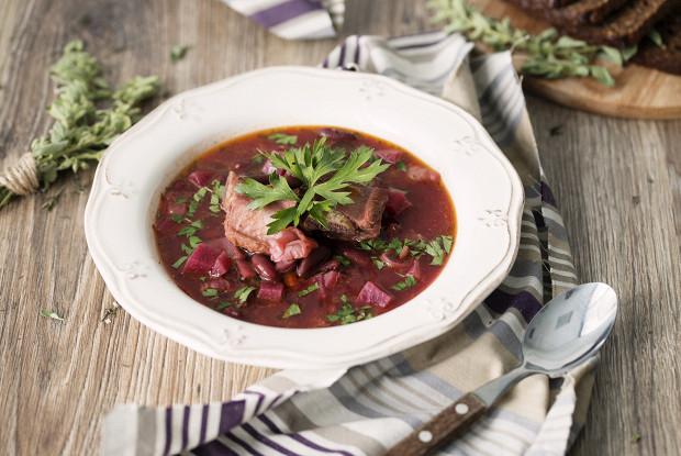 Фото рецепт Борщ в мультиварке