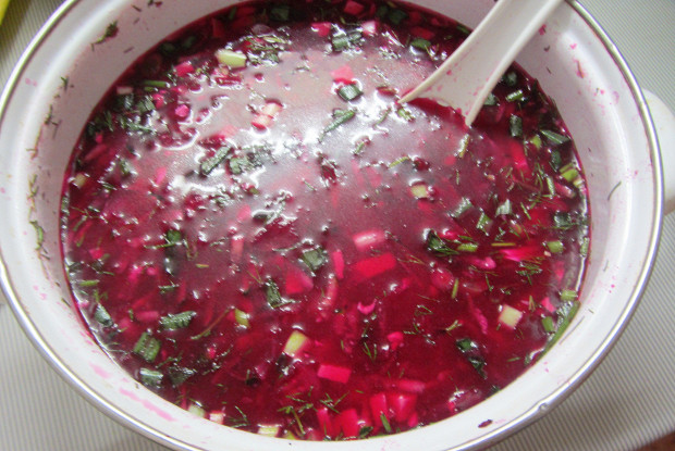 Фото рецепт Свекольник летний