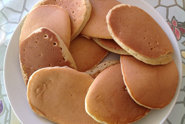 Фото рецепт Пышные американские панкейки