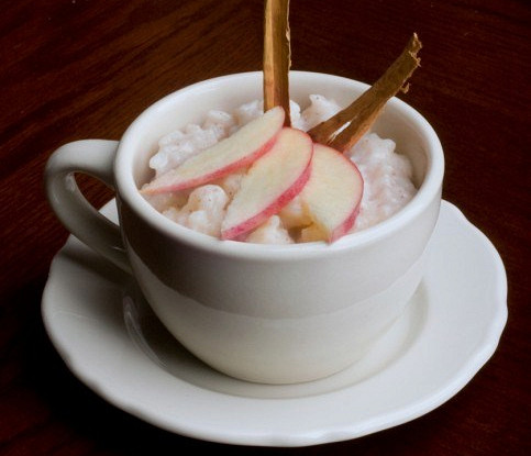 Фото рецепт Рисовая каша с яблоками