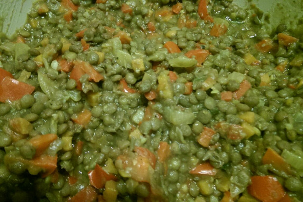 Фото рецепт Суп из чечевицы и болгарского перца