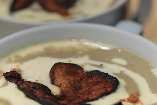 Фото рецепт Грибной капучино