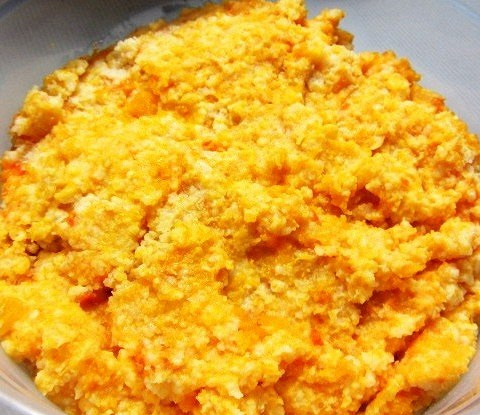 Фото рецепт Молочная пшенная каша с тыквой в мультиварке