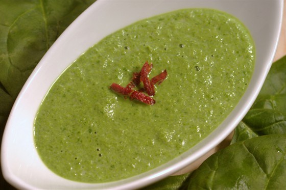 Фото рецепт Венгерский суп из шпината