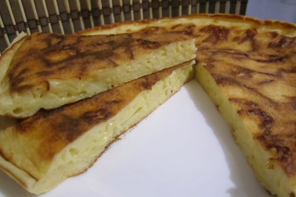 Фото рецепт Сырные лепешки на кефире